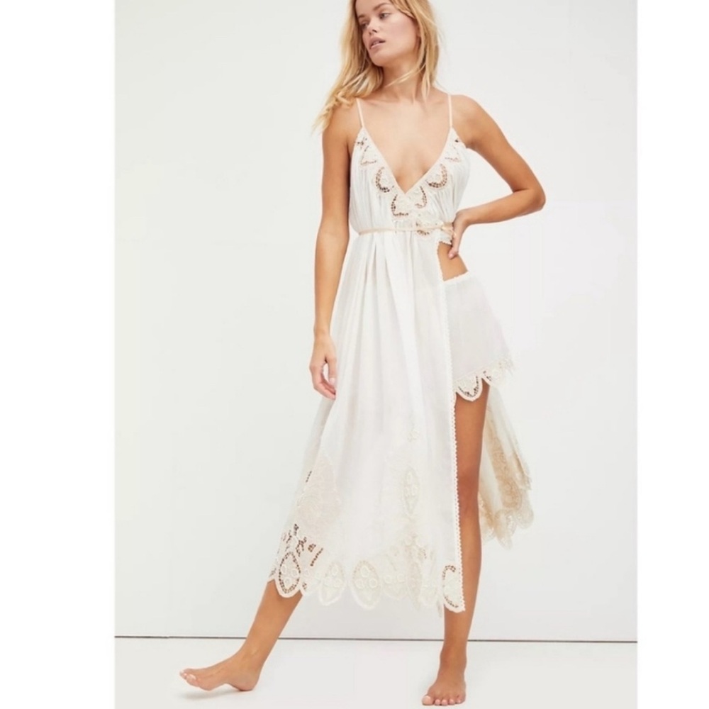 NEW NWT Free People Lydia Maxi Dress & Shorts M